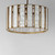 Miramar Three Light Pendant (12803CZNAB)