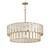 Maxim - 12806CZNAB - Six Light Chandelier - Miramar - Capiz / Natural Aged Brass