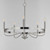 Frankie Five Light Chandelier (14495SN)