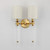 Lucent Two Light Wall Sconce (16108WTCLHR)