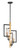Maxim - 16114CLBKAB - Four Light Chandelier - Flambeau - Black / Antique Brass