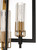 Flambeau Six Light Chandelier (16116CLBKAB)