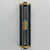Opulent Two Light Outdoor Wall Sconce (16122CRBKAB)