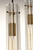 Flambeau Three Light Chandelier (16123CLBKAB)