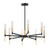 Maxim - 16128CLBKAB - LED Chandelier - Flambeau - Black / Antique Brass