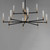 Flambeau LED Chandelier (16129CLBKAB)