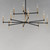 Flambeau LED Chandelier (16129CLBKAB)
