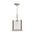 Maxim - 16133FTWZBSD - One Light Pendant - Sausalito - Weathered Zinc / Brown Suede