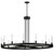 Maxim - 16168CRBK - LED Chandelier - Ovation - Black