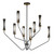 Maxim - 16178CLBKAB - LED Chandelier - Regent - Black / Antique Brass