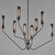 Regent LED Chandelier (16178CLBKAB)