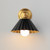 Primrose One Light Wall Sconce (18051BKGL)