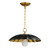 Maxim - 18055BKGL - One Light Pendant - Primrose - Black / Gold Leaf