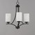 Deven Three Light Chandelier (20033SWBK)