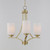 Deven Three Light Chandelier (20033SWSBR)