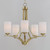 Deven Five Light Chandelier (20035SWSBR)