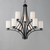 Deven Nine Light Chandelier (20036SWBK)