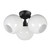 Maxim - 21225MRBK - Three Light Semi Flush Mount - Neve - Black