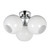 Maxim - 21225MRPC - Three Light Semi Flush Mount - Neve - Polished Chrome