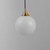 Neve One Light Pendant (21226MRNAB)