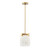 Maxim - 21230MRNAB - One Light Pendant - Scoop - Natural Aged Brass