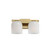 Maxim - 21232MRNAB - Two Light Bath Vanity - Scoop - Natural Aged Brass