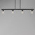 Scoop Four Light Linear Pendant (21236CLBK)