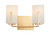 Maxim - 21282SWSBR - Two Light Bath Vanity - Dart - Satin Brass