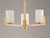 Dart Three Light Chandelier (21285SWSBR)