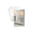 Maxim - 21331CLSN - One Light Wall Sconce - Geode - Satin Nickel