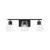 Maxim - 21333CLBK - Three Light Bath Vanity - Geode - Black