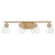 Maxim - 21334CLNAB - Four Light Bath Vanity - Geode - Natural Aged Brass