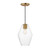 Maxim - 21335CLNAB - One Light Mini Pendant - Geode - Natural Aged Brass