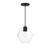 Maxim - 21336CLBK - One Light Pendant - Geode - Black