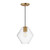 Maxim - 21336CLNAB - One Light Pendant - Geode - Natural Aged Brass