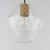 Geode One Light Pendant (21336CLNAB)