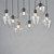 Geode Eight Light Pendant (21339CLBK)