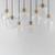 Geode Eight Light Pendant (21339CLNAB)
