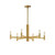 Maxim - 21366NAB - Six Light Chandelier - Emana - Natural Aged Brass