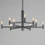 Emana Nine Light Chandelier (21369BK)