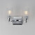 Rigata Two Light Wall Sconce (21372CRPN)