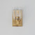 Cubos One Light Wall Sconce (21381CLNAB)