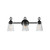 Maxim - 21393CLBK - Three Light Bath Vanity - Jackson Hole - Black
