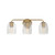 Maxim - 21413CRNAB - Three Light Bath Vanity - Honey - Natural Aged Brass