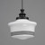 Eureka One Light Pendant (21534WTBK)