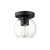 Maxim - 21630CLBK - One Light Flush Mount - Knox - Black