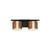 Maxim - 21712SWWNBK - Two Light Bath Vanity - Draughtsman - Walnut / Black
