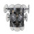 Loren Three LIght Wall Sconce (21820TCGM)