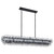 Loren Four Light Linear Chandelier (21826TCGM)