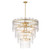 Maxim - 21837AGGL - 12 Light Pendant - Warren - Gold Leaf